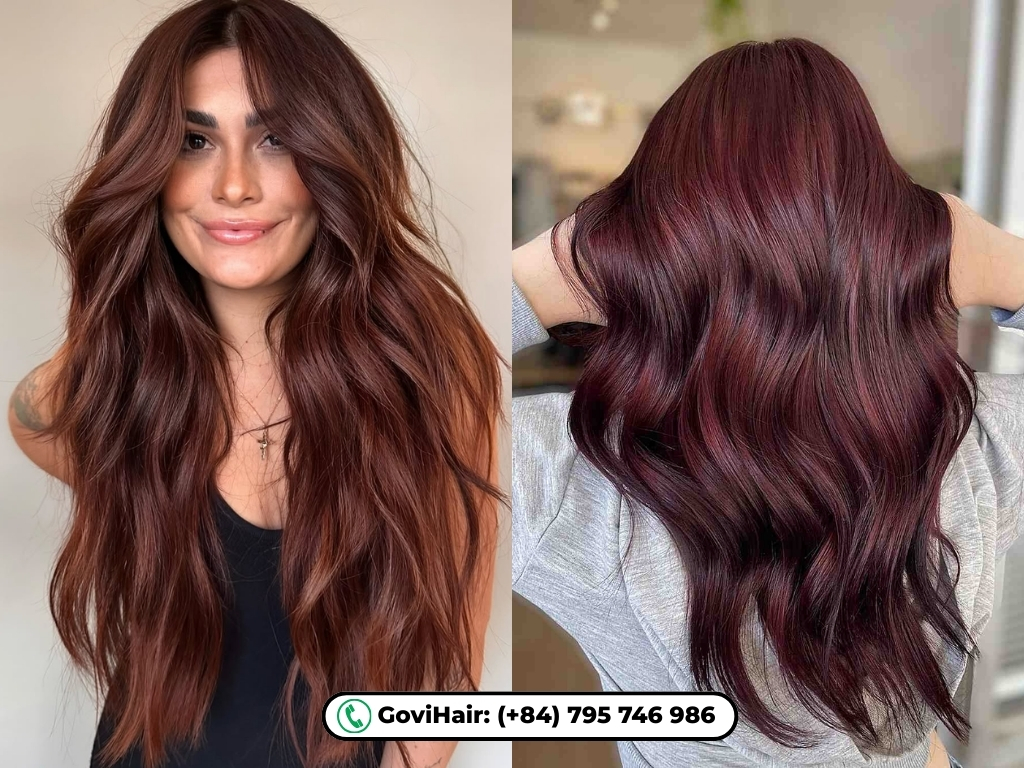 20+ Trending Brown Hair with Red Highlights Ideas You Must Try 13 Universally flattering deep warmth for medium to dark skin tones