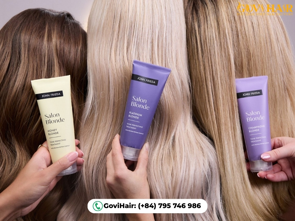 Hair toner neutralizes unwanted hair tones