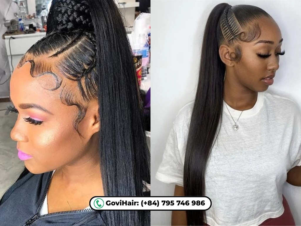 Use 100% human hair and match textures for a professional finish.