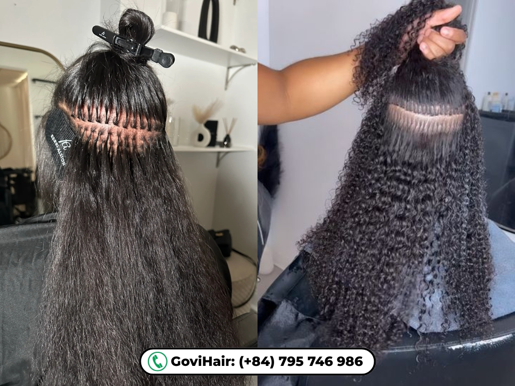 K-Tips extensions for Black hair