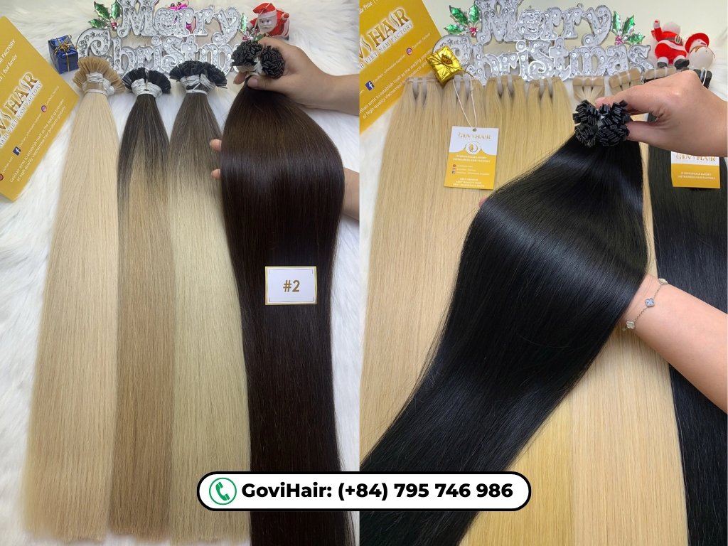 K-tip extensions at GoviHair