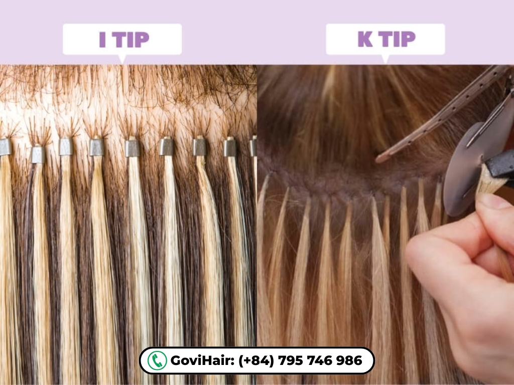 K tip vs I tip hair extensions