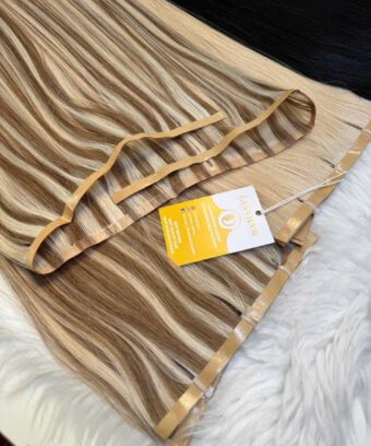 Long Tape In Hair Extensions Mix Piano Color