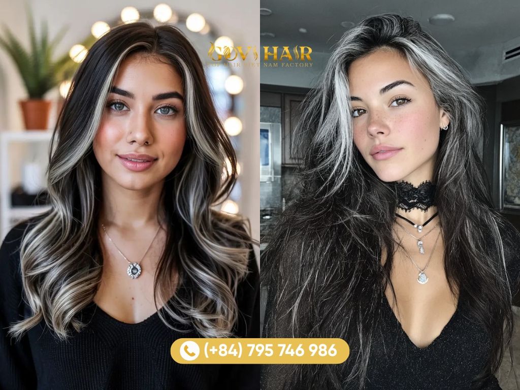 Maintaining platinum highlights on black hair requires consistent care