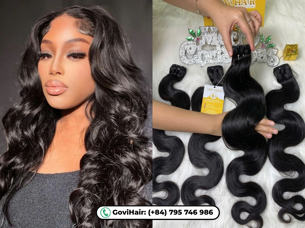 The perfect midpoint between sleek straight and curly volume.