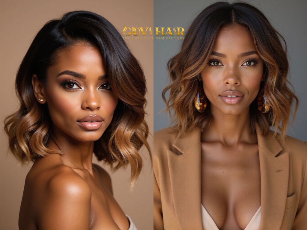 The quick weave bob is a fast installation option