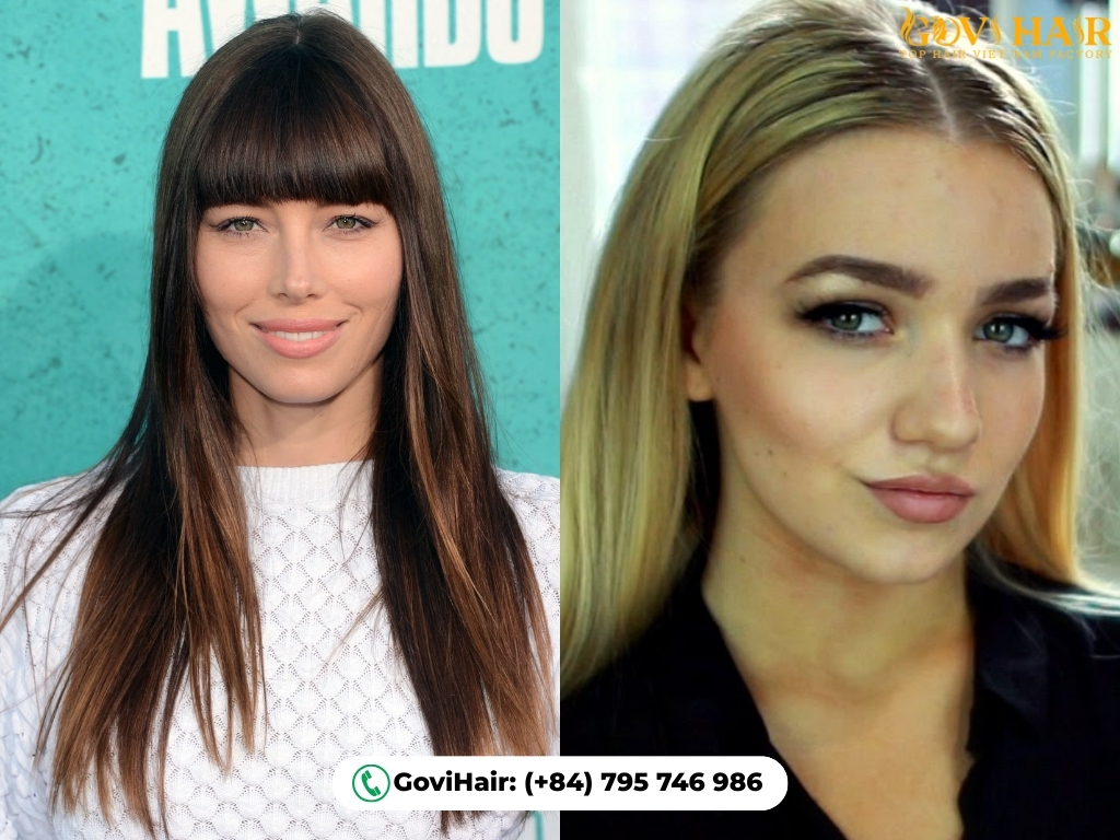 Bangs vs No Bangs: Which One Is Right For You? 13 Sleek straight hair: bangs edgy or no bangs