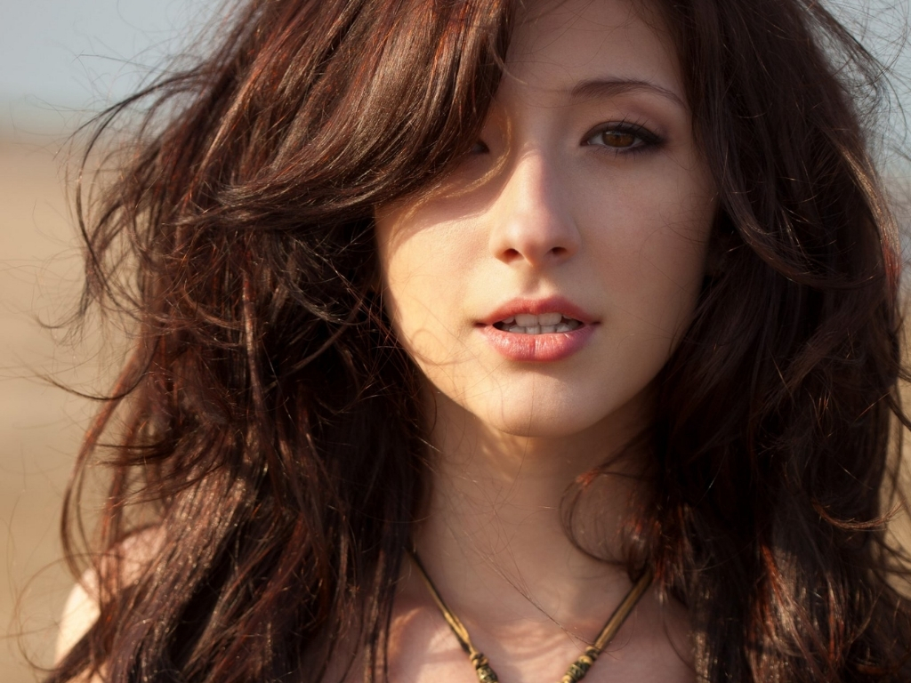 Soft, airy layered wolf cut for petite girls