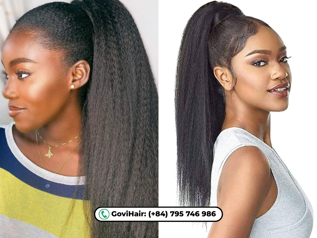 Seamlessly blends with natural afro textures for a realistic look.