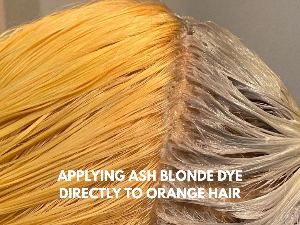 The right ash level is needed to cancel orange