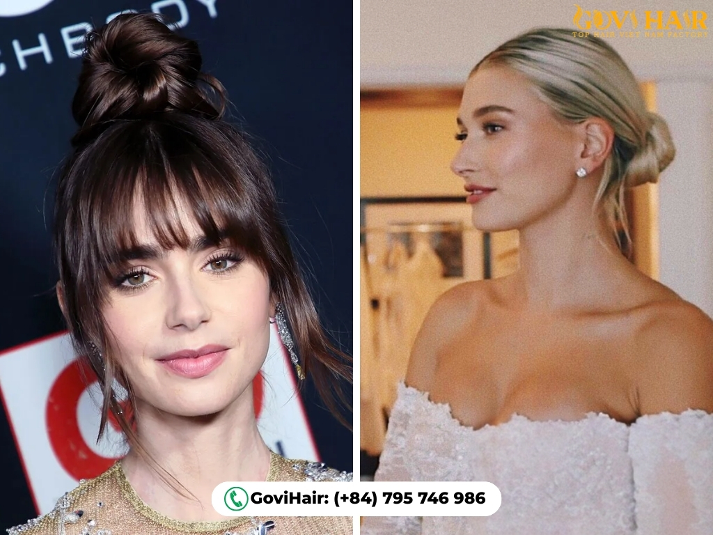 Bangs vs No Bangs: Which One Is Right For You? 7 Updo: romantic bangs or sleek no bangs