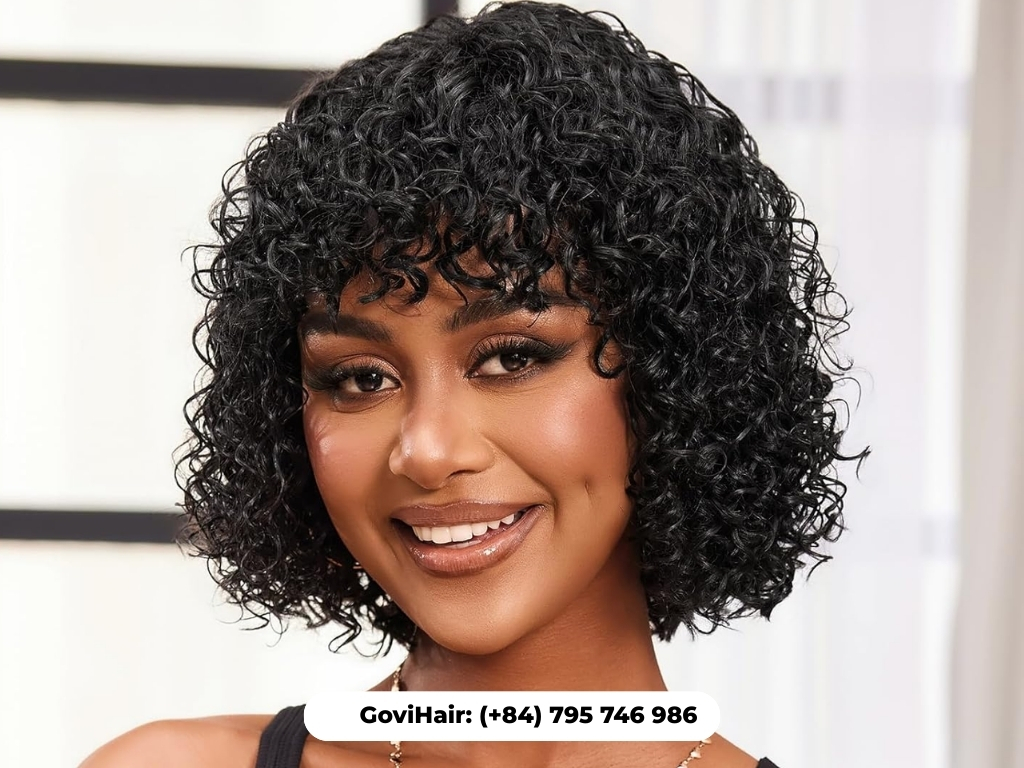 Voluminous bob short weave hairstyles