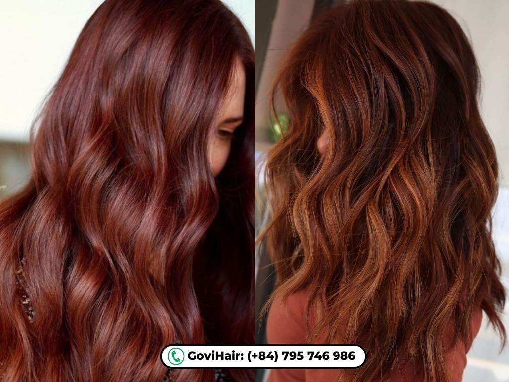 20+ Trending Brown Hair with Red Highlights Ideas You Must Try 4 Face-framing brightness for a glowing, illuminated complexion.