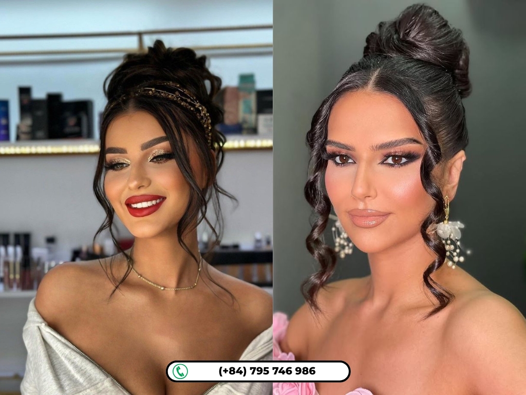 Hollywood Glam Weave Updo