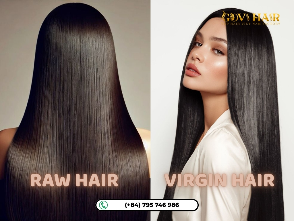 Raw vs virgin hair for mink hair
