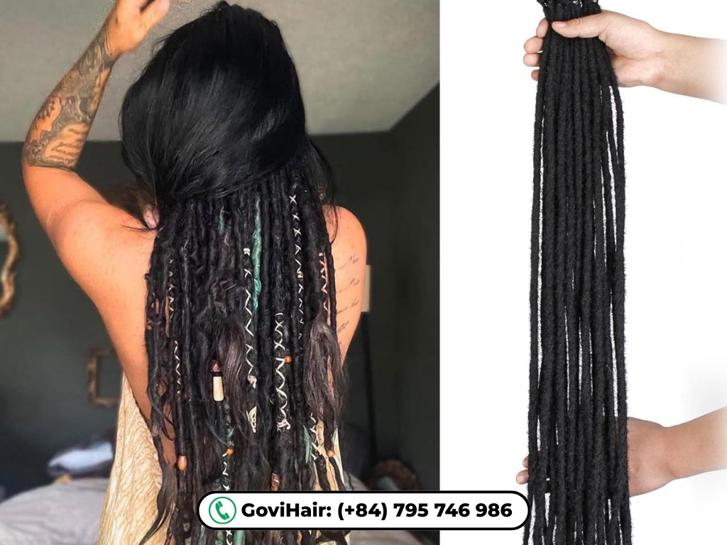 Dreads with extensions