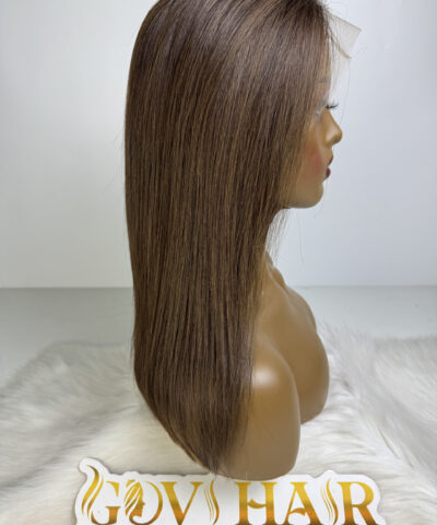 Human Hair Bob Wig 13×4 Lace Frontal 12 Inch
