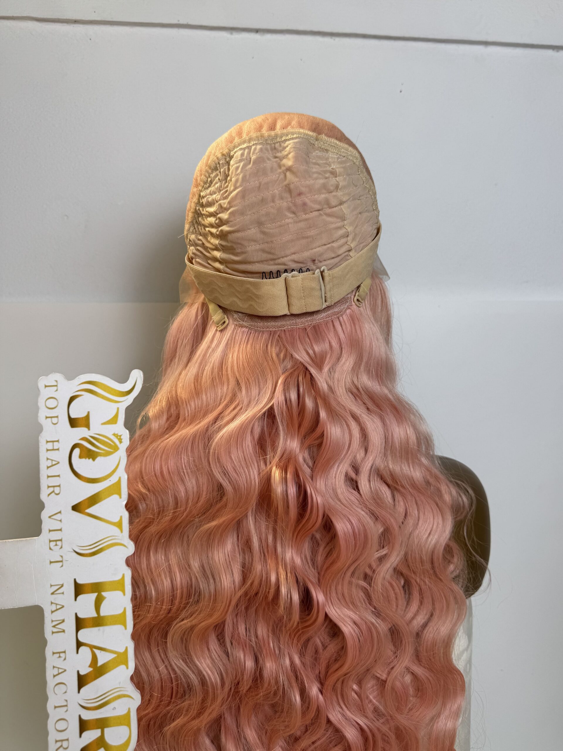 Natural Wave Human Hair Frontal Wig 13x4 HD Lace 26 Inch 180% Density Pink Color 5 Natural Wave Human Hair Frontal Wig 13x4 HD Lace 26 Inch