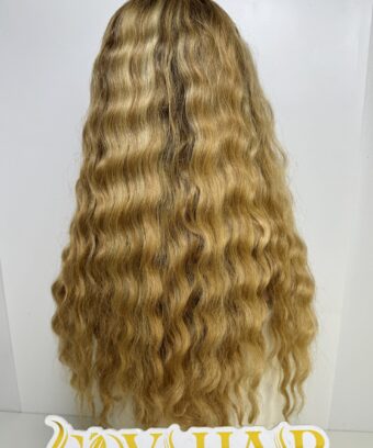 Natural Wavy Human Hair Closure Wig