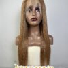 Straight Human Hair Full Lace Wig 22 Inch 250% Density #5 Medium Brown Color