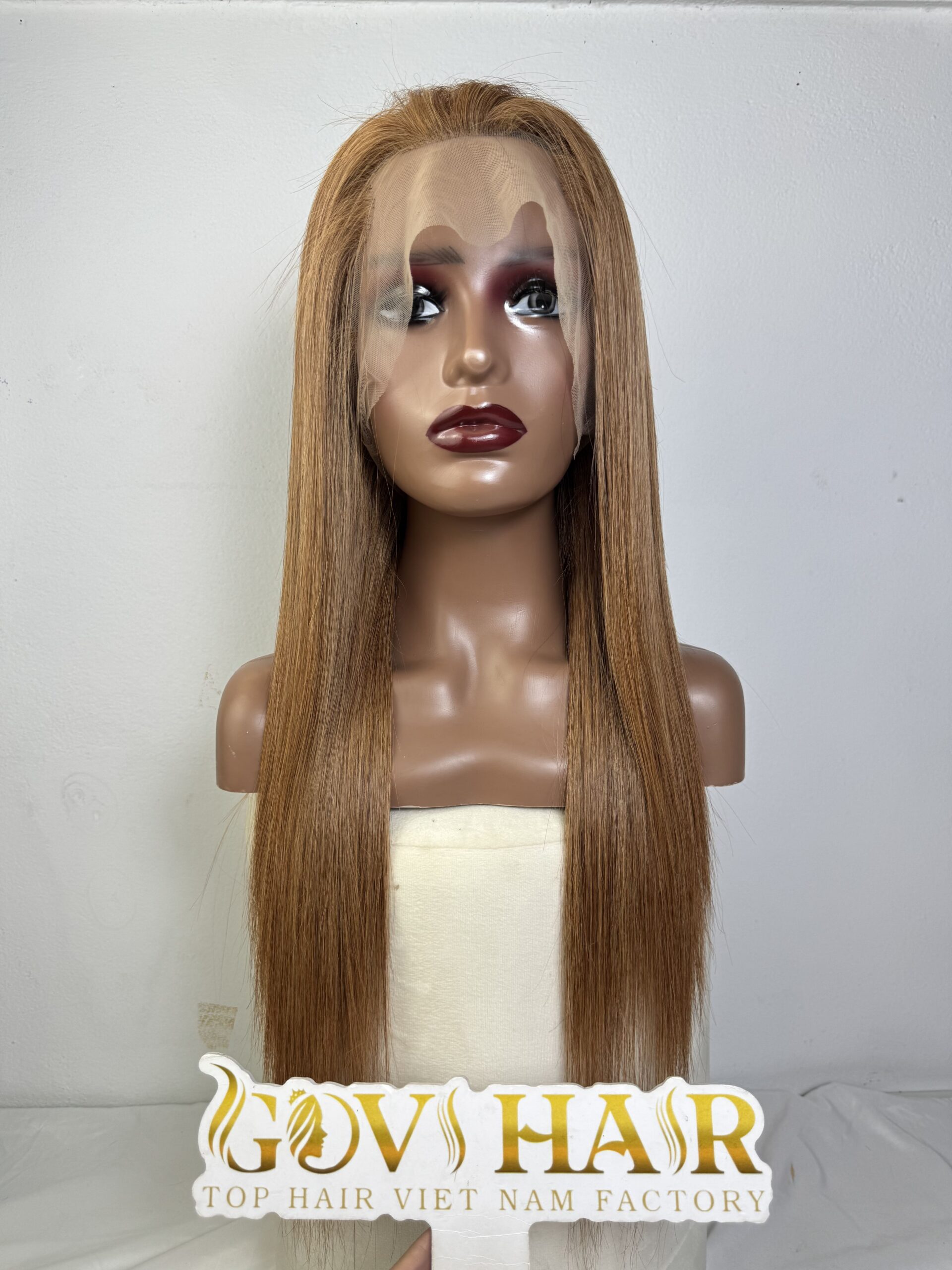 Straight Human Hair Full Lace Wig 22 Inch 250% Density #5 Medium Brown Color 1 Straight Human Hair Full Lace Wig 22 Inch 250% Density #5 Medium Brown Color