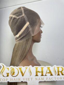 Straight Human Hair Full Lace Wig 24 Inch 250% Density #7