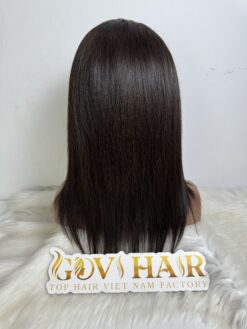 Straight Human Hair Full Lace Wig 180% Density