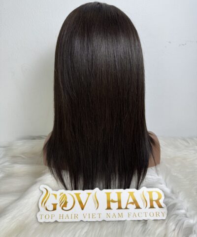 Straight Human Hair Full Lace Wig 180% Density