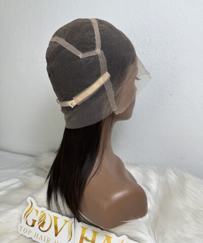 Straight Human Hair Full Lace Wig 26 Inch 180% Density