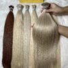 24 Inch Straight #24 Light Golden Blonde Color I Tip Hair Extensions