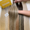 24 Inch Straight Viking Blonde Color Flat Tip Hair Extensions