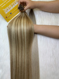 Straight Viking Blonde Color Flat Tip Hair Extensions