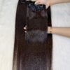 26 Inch Straight #2 Dark Brown Color Clip In Hair Extensions 100% Human Hair