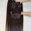 26 Inch Straight #2 Dark Brown Color Clip In Hair Extensions 100% Human Hair