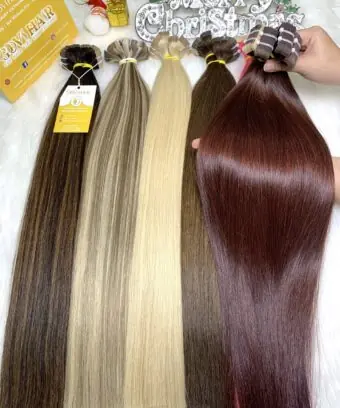 28 Inch Straight Tape In Hair Extensions #99j Burgundy Color