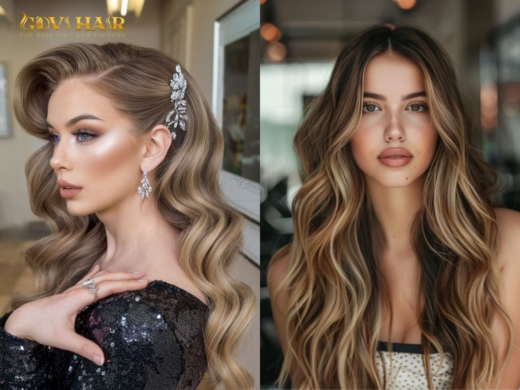 How Long is 40 Inch Hair? Complete Extra Length Guide with Styling Tips 7 Hollywood waves and soft wavy styles on 40 inch hair