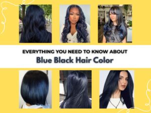 blue black hair color​