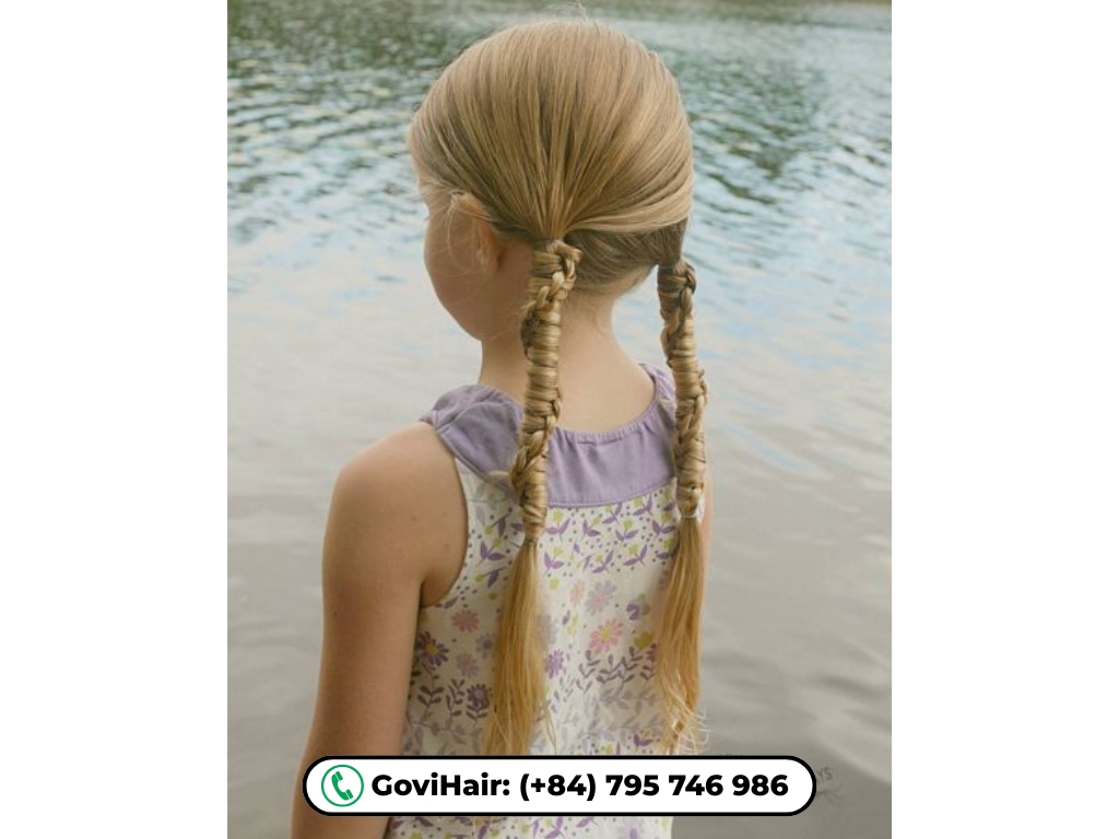 cute Chinese staircase braid styles