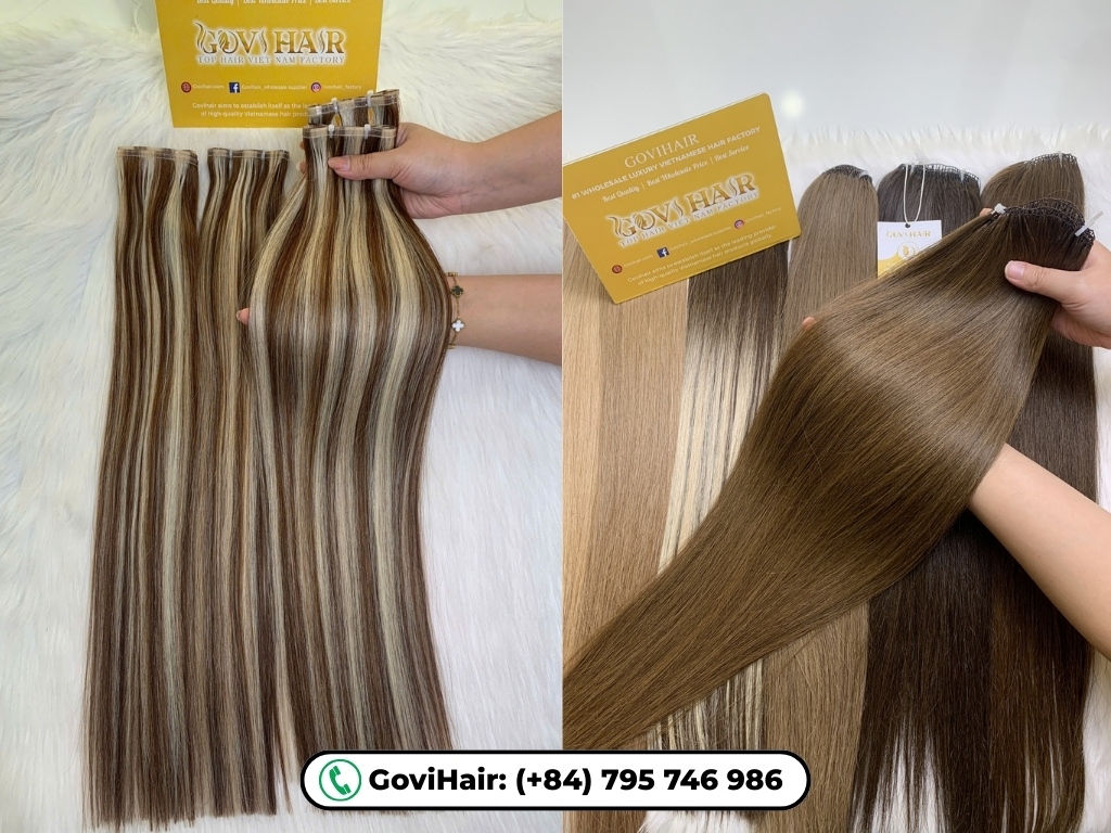 Top Companies That Make Hair Extensions From Your Own Hair 2 Flat weft and feather weft hair extensions