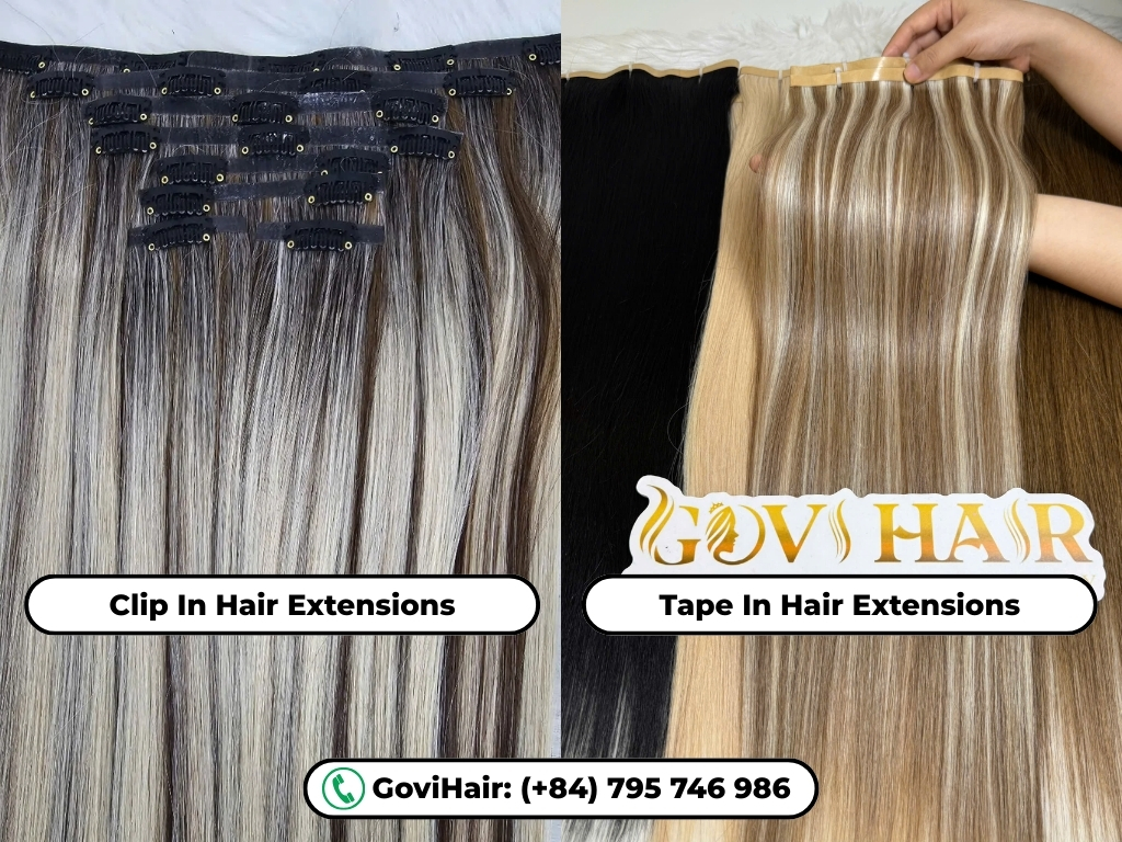 Top Companies That Make Hair Extensions From Your Own Hair 5 Clip in and tape in hair extensions