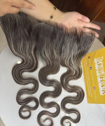 HD Lace Frontal 13x6 Body Wave 26 Inch Mix Piano Color