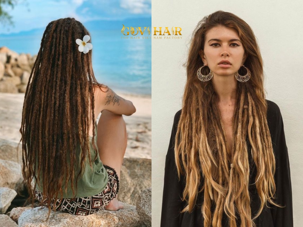 Loose Dreads is especially popular in hippie hairstyles black girl trends