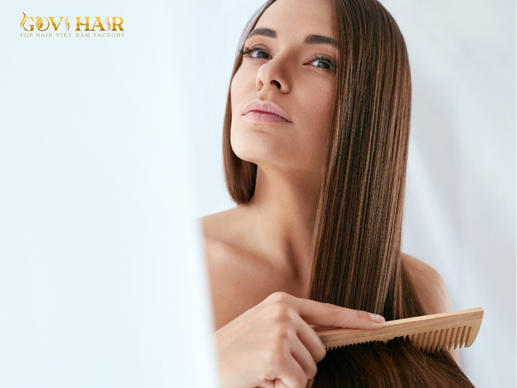 Brushing and maintaining 42 inch hair to keep ultra-long hair smooth and tangle-free