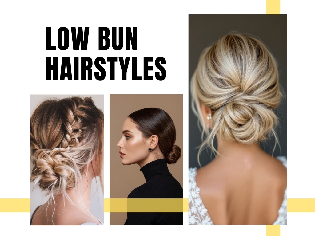 low bun hairstyles​