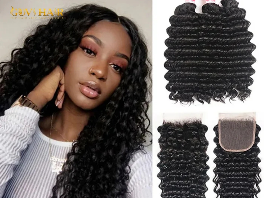 Curly texture Malaysian hair for wigs and extensions