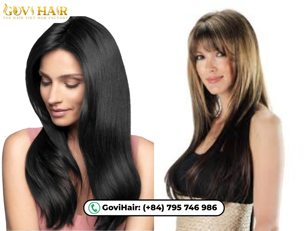 19 inch natural straight hair