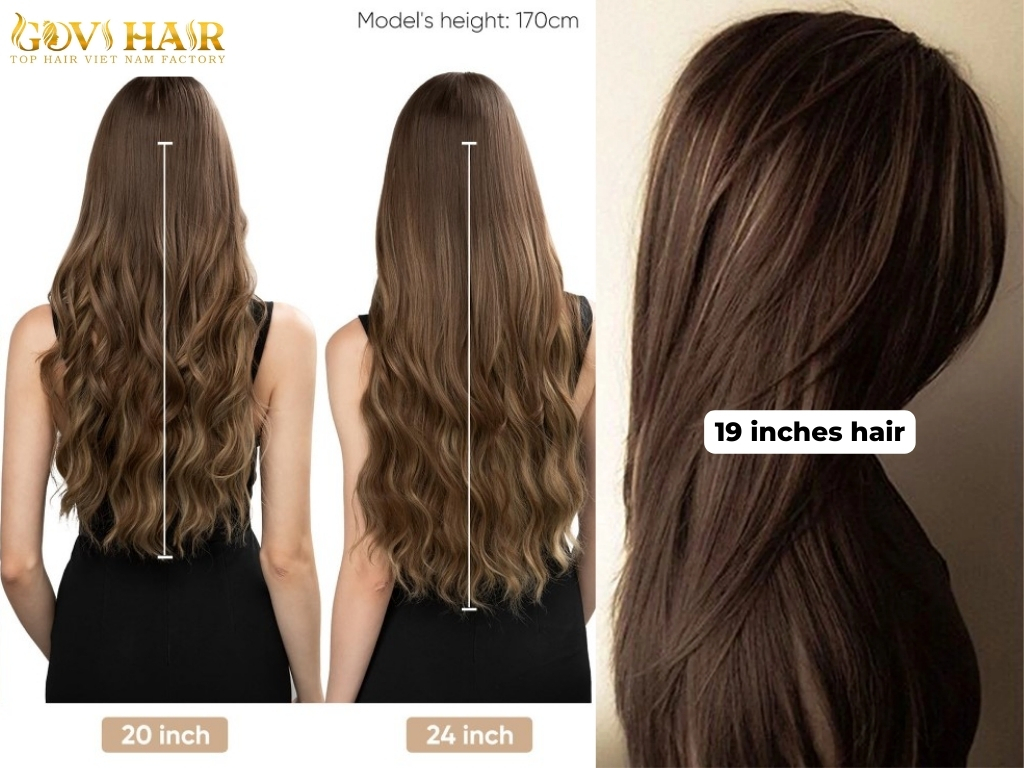 20-14 inch hair vs 19 inch hair
