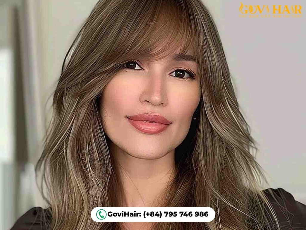 Long layers flow beautifully with soft framing