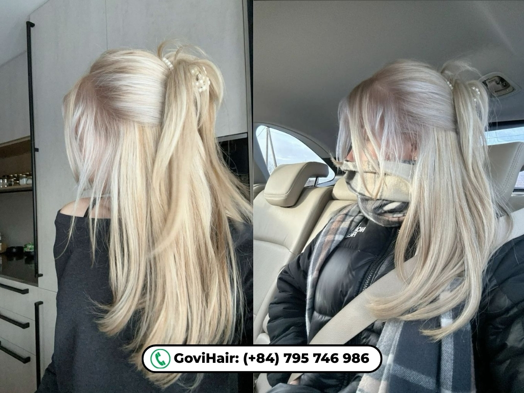 Ash blonde highlight