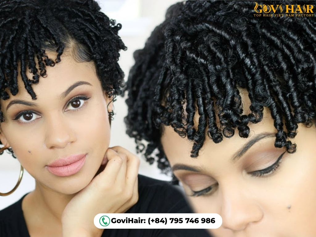 Comb coiling technique for tight natural curls